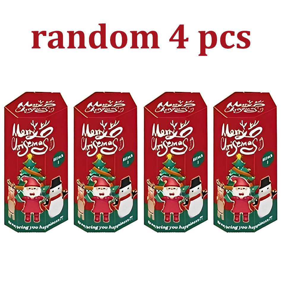 Mini Santa Claus Party Slepá krabička Série Vánoční panenka Ručně vyráběná Slepá krabička PVC Model Dekorace na mobilní telefon Vánoční dárky