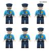 M8040 M8068 Patrol Duty Police Building Block Miniature Small Particles Assembled Toy Bags