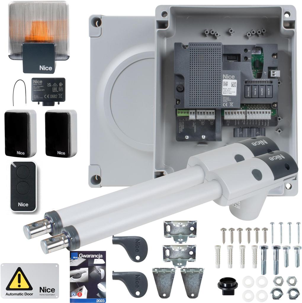 Nice TOO3000 ERA ONE Double Swing Gate Kit, up to 6m, 300 kg per Leaf