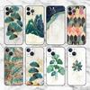 Luxury Gold Foil Art Case For Apple iPhone 11 15 13 14 Pro Max 12 Plus X 15Pro Black Silicone Phone Coque
