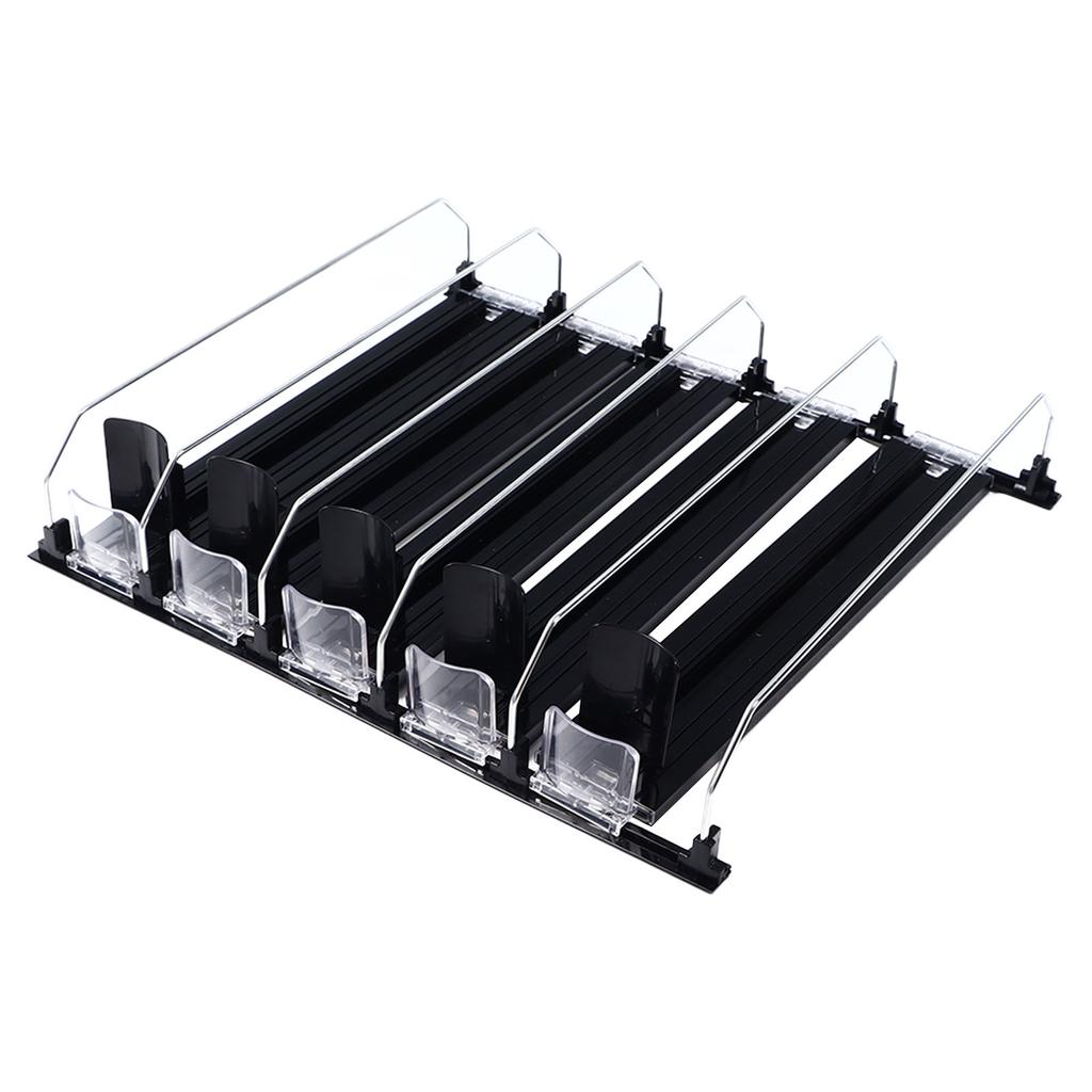 Drink   for Fridge Spring Loaded   Push Rod Slide Rail Soda Can Dispenser for Beer Beverages 38cm