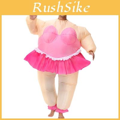 Disfraz de Payaso Divertido Para Actuación de Fiesta Traje de Sumo Inflable Para Adultos y Niños