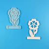 Flower Candle Holder Silicone Molds DIY Candlesticks Resins Molds Castings Mould