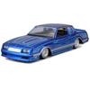 Maisto 1/24 Scale Chevrolet Monte Carlo 1986 Blue Custom Lowriders Series / Diecast Model Car, Finished Product 32542