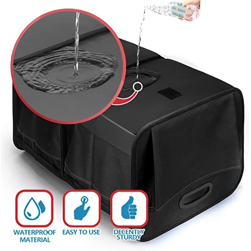 Large Capacity Foldable Trunk Organizer with Compartments And Reinforced Handles - Car Storage Box for Camping And Automotive Organization