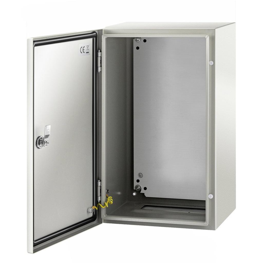 NEMA Steel Enclosure, 20 X 12 X 10'' NEMA 4X Steel Electrical Box, IP66 Waterproof & Dustproof, Outdoor/Indoor Electrical Junction Box, with Mounting