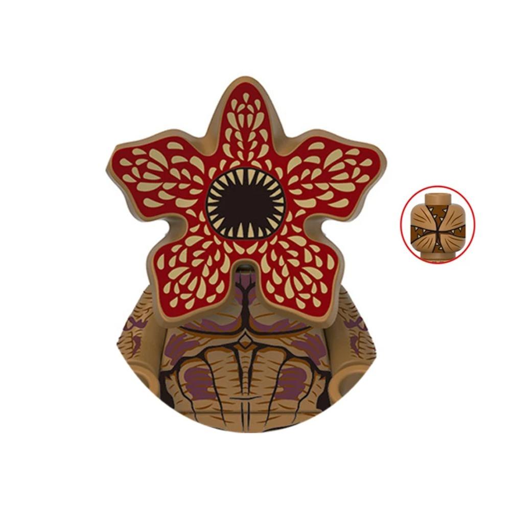 4Pcs/Set Dustin Eleven Mike Will Hopper Joyce Brenner Demogorgon Vecna Model Buliding Blocks Bricks Construction Toys For Kids