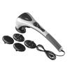 Health Electric Handheld Massager Machine Full Body Neck Vertebra Heated Back Muscle Relax Vibrating Deep Tissue Massage