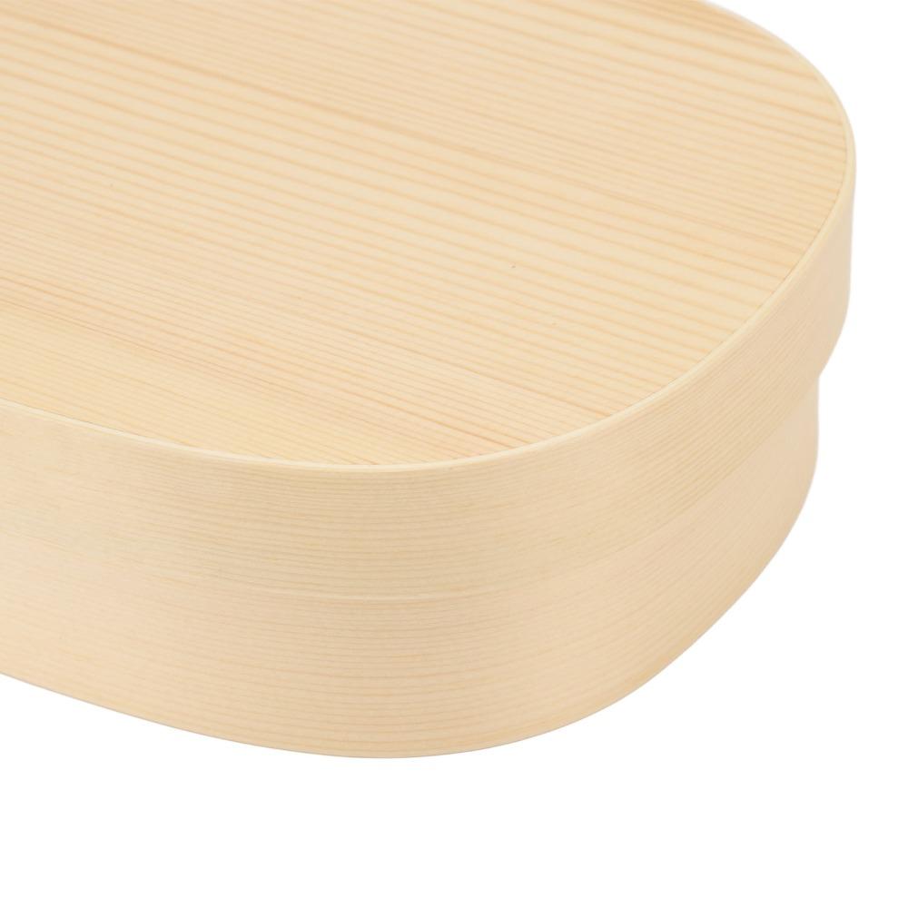 Single Layer Lunch Box Wooden Lunch Container Practical Picnic Box  For Picnics