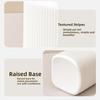 Non-slip Plastic Wastebasket Press Type Paper Waste Bin Creative Desktop Trash Can  Bedroom