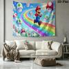 Mario Wall Tapestry Aesthetic Wall Hanging Printed Fabric Blanket Decorative Tapestries for Bedroom Living Room Home Decor