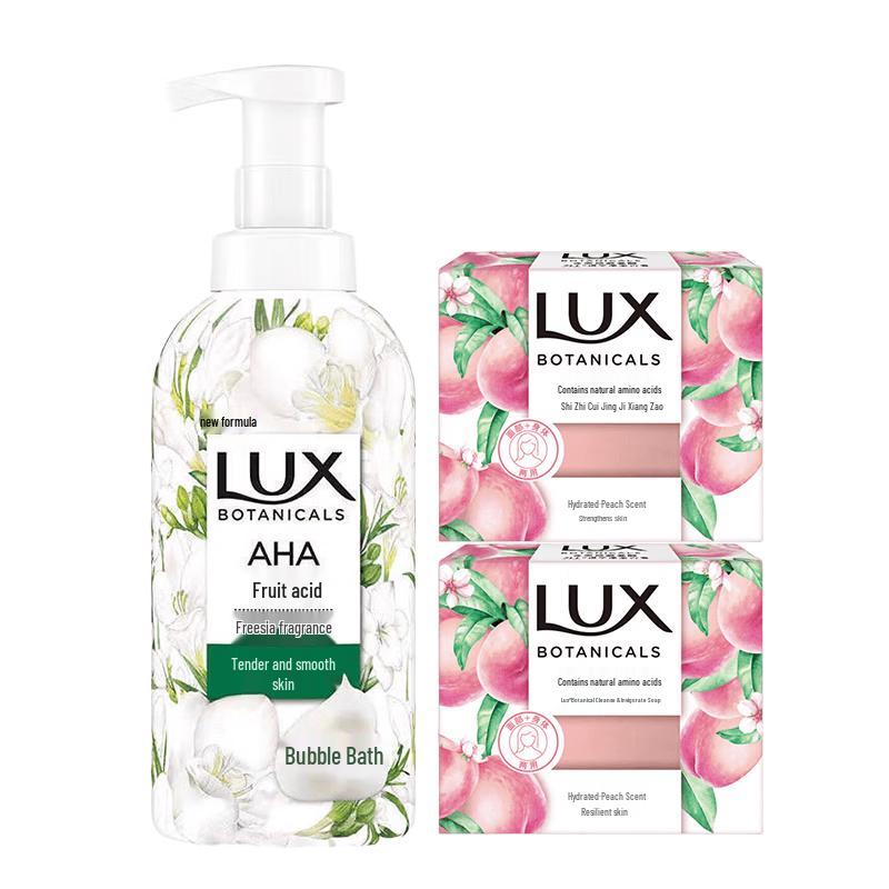 LUX Набор: Гель для душа «Ботаническая фрезия» и мыло «Персик»