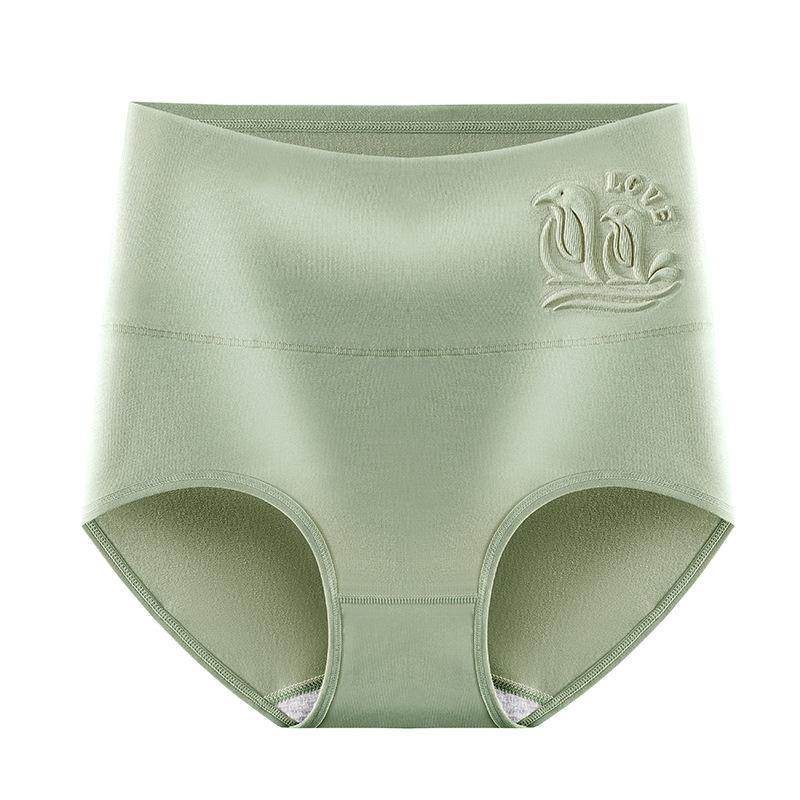 Women S High Waist Cotton Antibacterial Briefs Plus Size Ladies Underwear