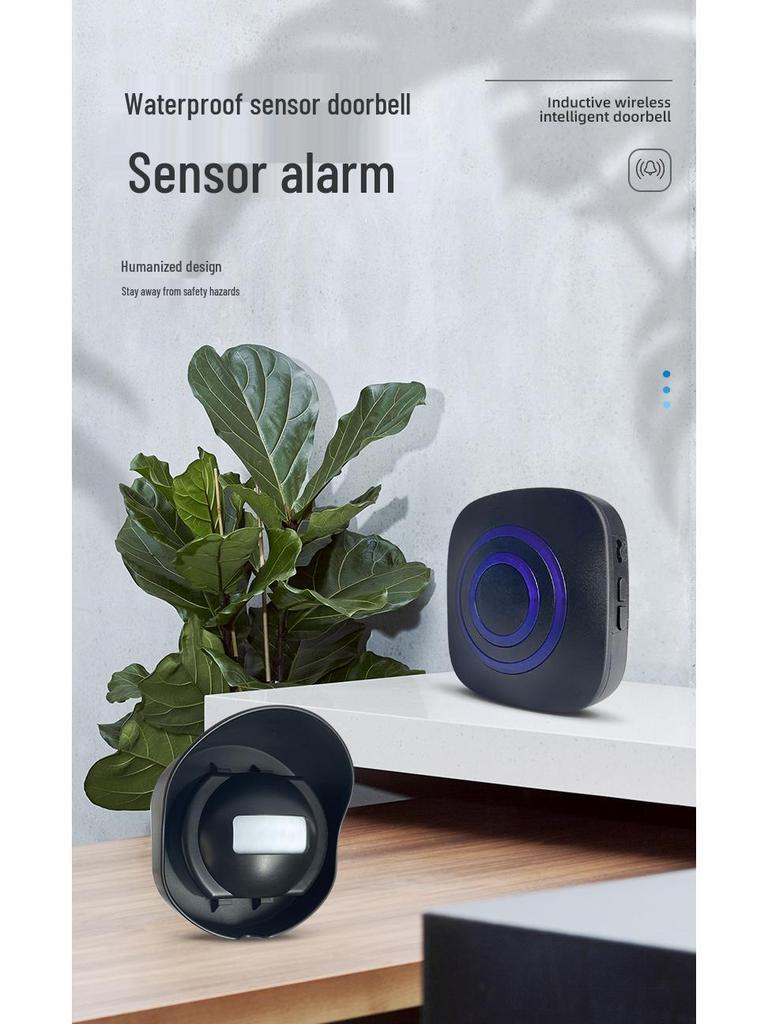 Wireless Waterproof Infrared Sensor Doorbell with Elderly Pager and FCC-ID Certified Home Driveway Alarm