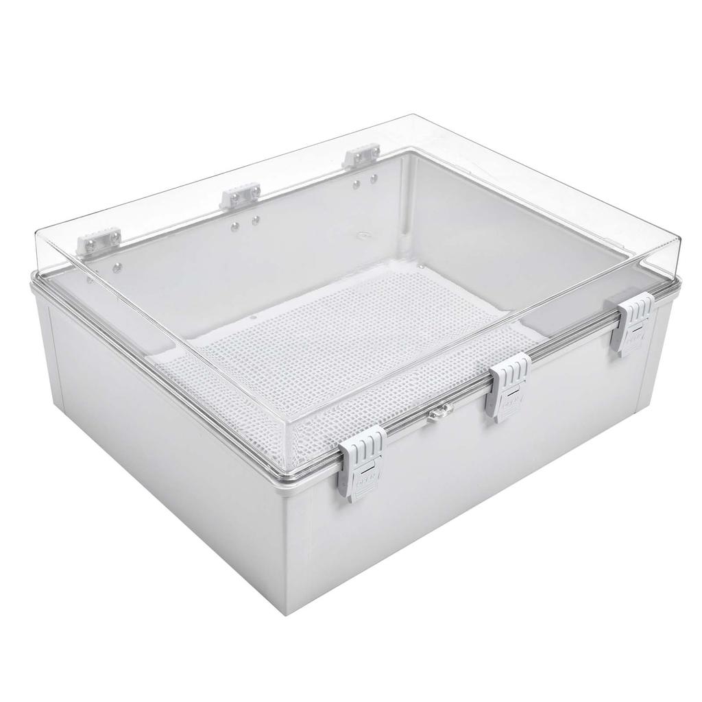 Junction Box Plastic Transparent Buckle Waterproof Dustproof Enclosure Electrical Accessories