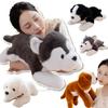 Muñeco de Peluche para Perro con Piernas Largas de Alta Calidad, Almohada, Lindo Husky, Golden Beagle, Juguete de Peluche, Decoración para el Hogar, Regalo para Niños y Niñas