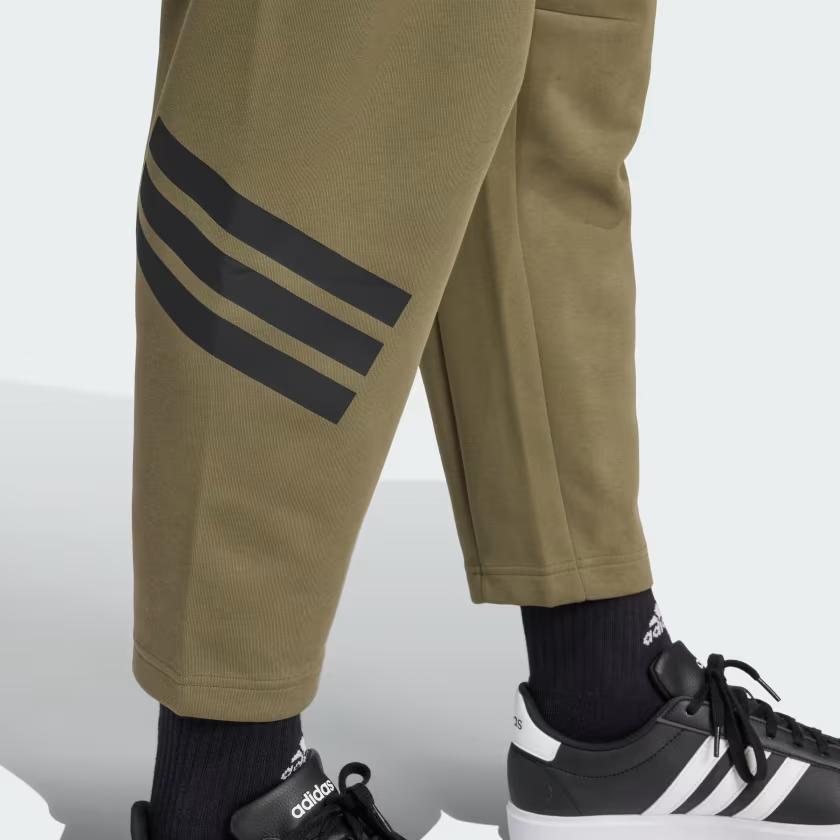 Adidas Future Icons 3-Stripes Pocket Pants Olive Strata Men Streetwear JD4891