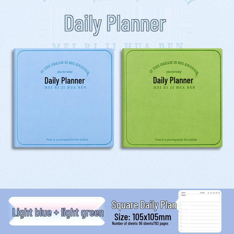 Kompakter Tagesplaner: Mini Notizbuch für Einstecktuch für effektives Zeitmanagement