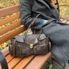 SHELKSBAG Retro Quality Handbag Ladies Motorcycle Bags Multi-Pocket Luxury Designer Fashionable Versatile Underarm Bag for Women