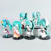 Caja ciega Hatsune Miku Qu Yunshang serie Linda figura de Anime muñeca elemento cuadrático Pvc modelo Figuri