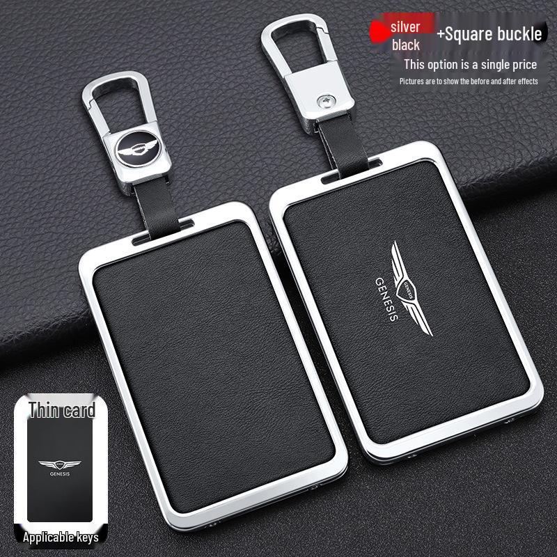 Genesis GV60/70/80 Key Case: High-End Men's Remote Bag & Buckle Shell