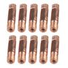Contact Tip Nozzles Copper M6 Thread Welding Nozzles 0.6/0.8/0.9/1.0/1.2mm