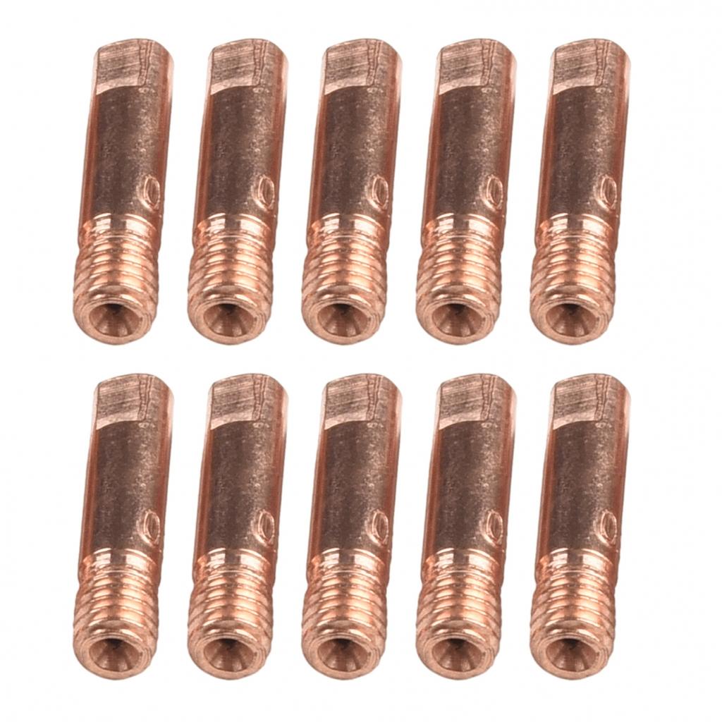Contact Tip Nozzles Copper M6 Thread Welding Nozzles 0.6/0.8/0.9/1.0/1.2mm