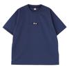 ECO HYBRID MT LOGO TEE Eco Hybrid MT Logo Tee Short Sleeve Simple Outdoor Unisex [NANGA] T-Shirt (JP, Alphabet, L, NVY)