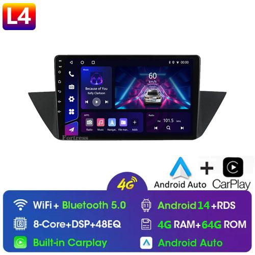 For BMW X1 E84 2009-2012 Multimedia Car Radio Video Players Android Auto CarPlay 2 din no dvd 4G WIFI Gps Navigation Android 14