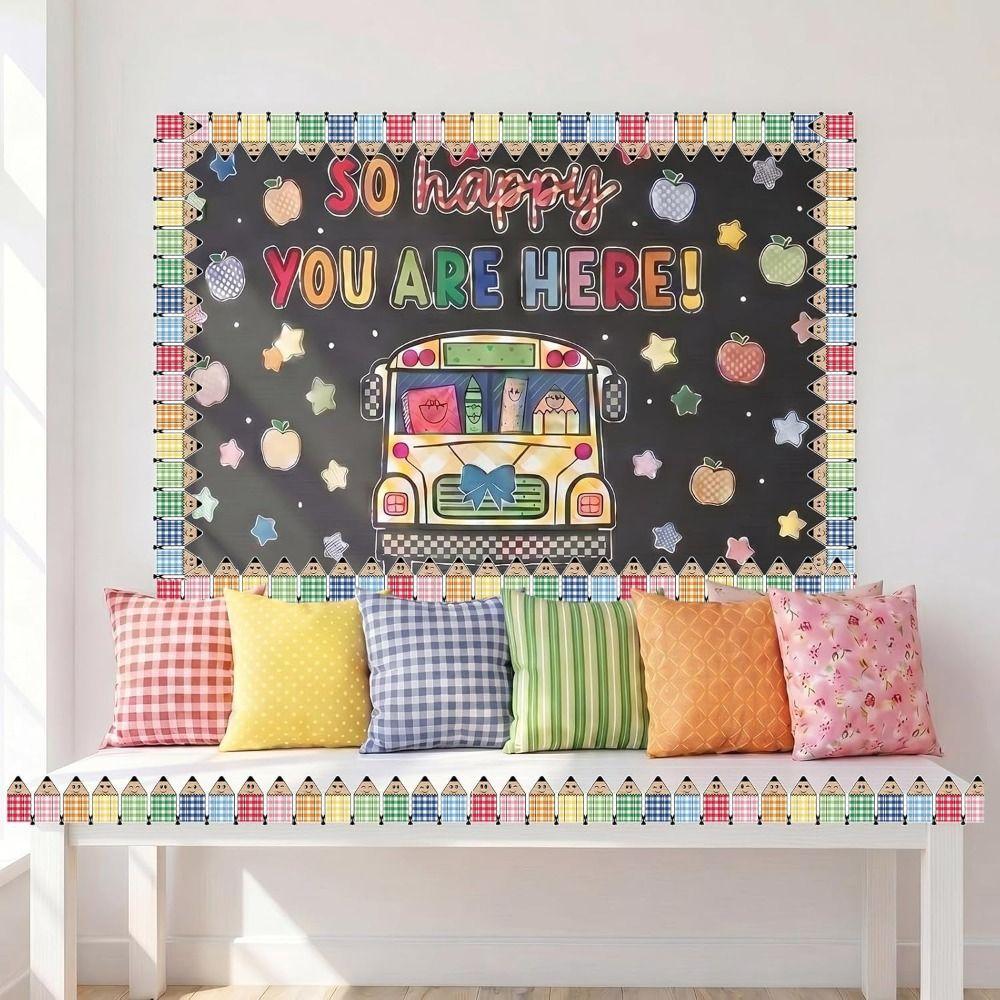 Cuttable Bulletin Board Border 10m/Roll Chalkboard Border  Kindergarten Decor