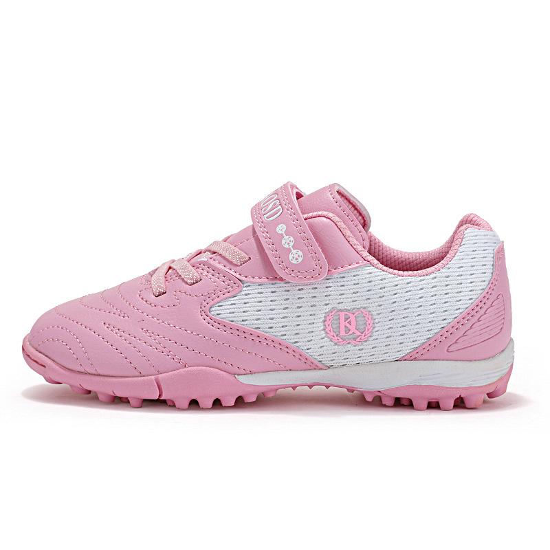 Football shoes children boys and girls sports shoes mesh broken nails primary school students broken nails sports shoes direct sales