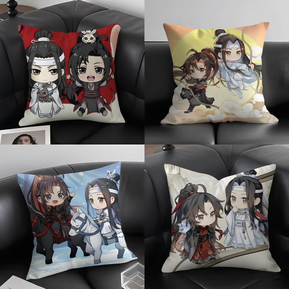 MMo DaoO ZZu Shi TV Series Cushion Cover Pillowcase Ultra Soft Skin Friendly Fabric Cloud Like Comfort Concealed Zipper