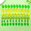 Set de 60 de Pandantive Citron Acrilice Verzi 3D pentru Brățări și Coliere DIY