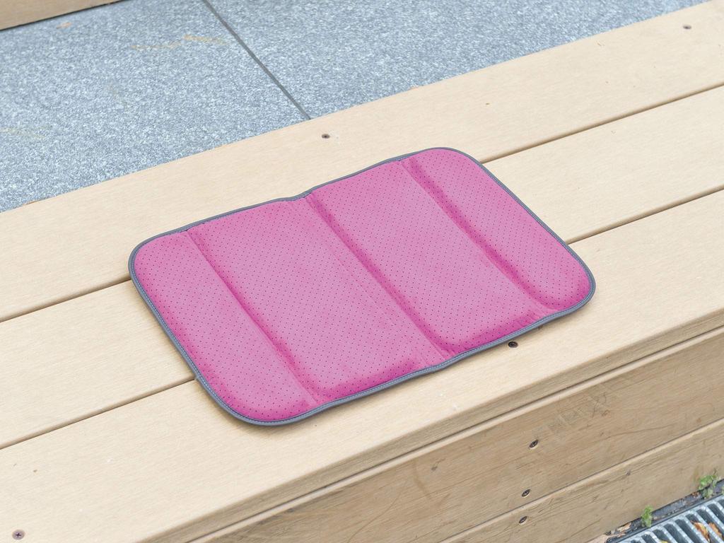 EXGEL Mobile Cushion M Gray Cushion Portable Made in Japan Foldable Portable Compact MOB01-GR