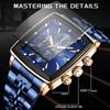 Top-Marke Luxus Herrenuhren Mode Militärisch Quadratisch Chronograph Quarz Armbanduhren Herren Sport Wasserdichte Uhr