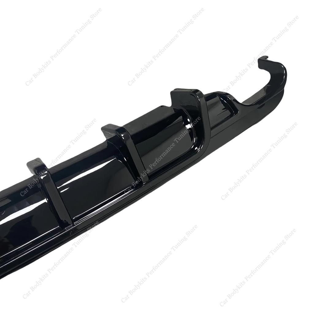 OEM Replace Gloss Black MP Style Rear Diffuser Rear Bumper Lip For Bmw E46 3 Series 4-Door Sedan/Touring M Sport 2002-2005
