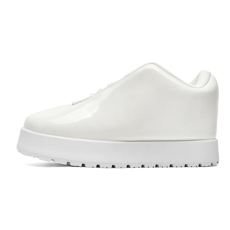 

Bread shoes men s shoes Hong Kong style niche retro couple ins American high value super fire versatile leather surface casual board 39 белый