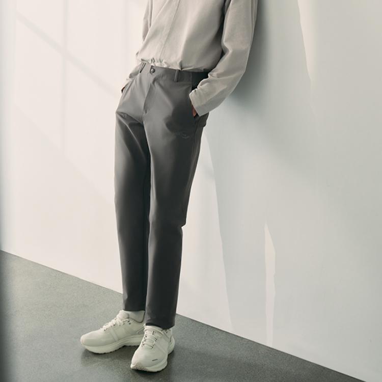 SAUCONY Urban Lifestyle Series Casual Pants Fashion Versatile Simple Solid Color Unisex Bottoms Cool-Iron-Gray SA2259WP02C-GR006