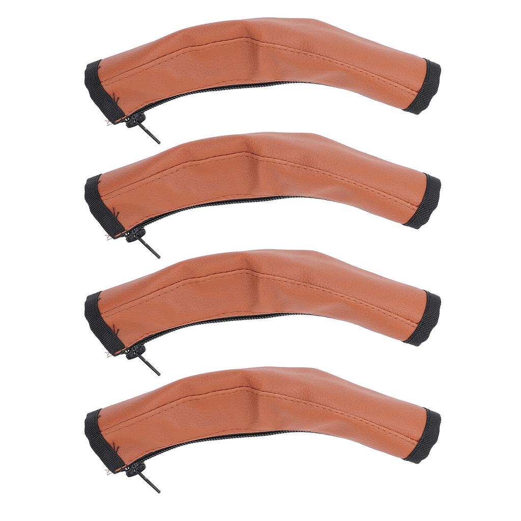 4pcs Stroller Handle Cover PU Lther Washable Baby Pram Handle Sve or with Stroller Accessories