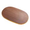 RV Wooden Table Top for Trailer Motorhome Yacht Boat Deck 597x394mm Brown Oval Table
