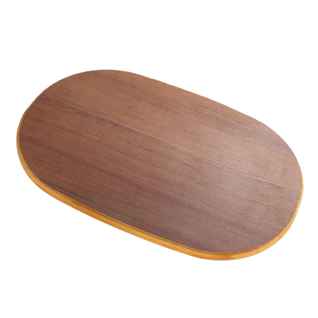 RV Wooden Table Top for Trailer Motorhome Yacht Boat Deck 597x394mm Brown Oval Table