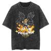 Vegeta Galick Gun Vintage T-shirt Washed Oversized DRAGON BALL Anime Tee Men Women Street Hip Hop Y2k Harajuku Female Male Clothing