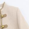 Foreign trade women's clothing spring new fashion temperament retro style versatile long-sleeved short jacket