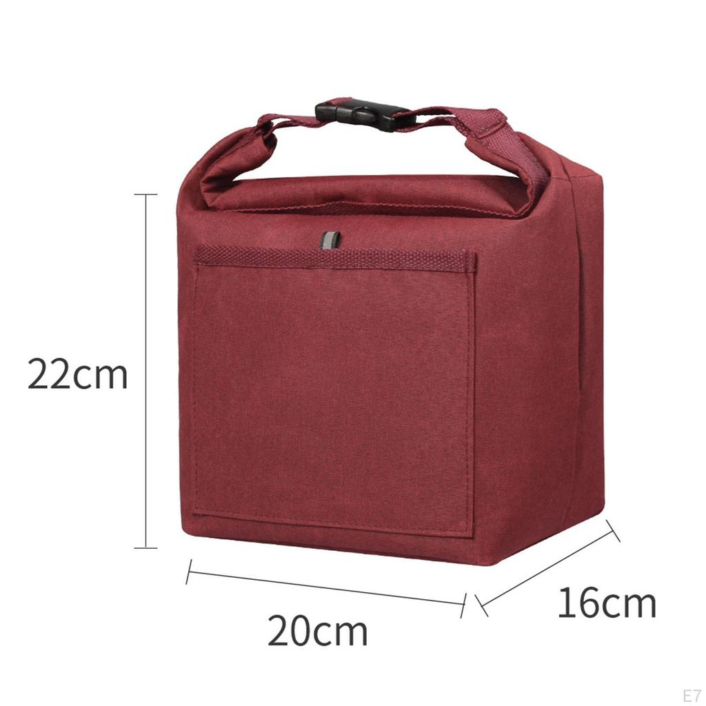 Insulated Adults Tote Bags with Handle Lunch Handbag Thermal Insulation Bag for