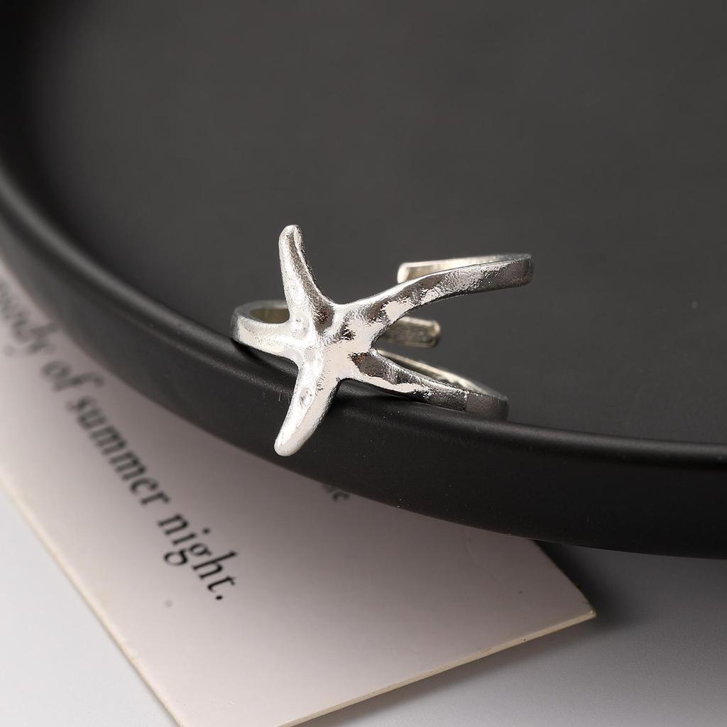 High-End Cross-Border Fashion Bow Ring for Women - European & American Style Open Index Finger Accessory