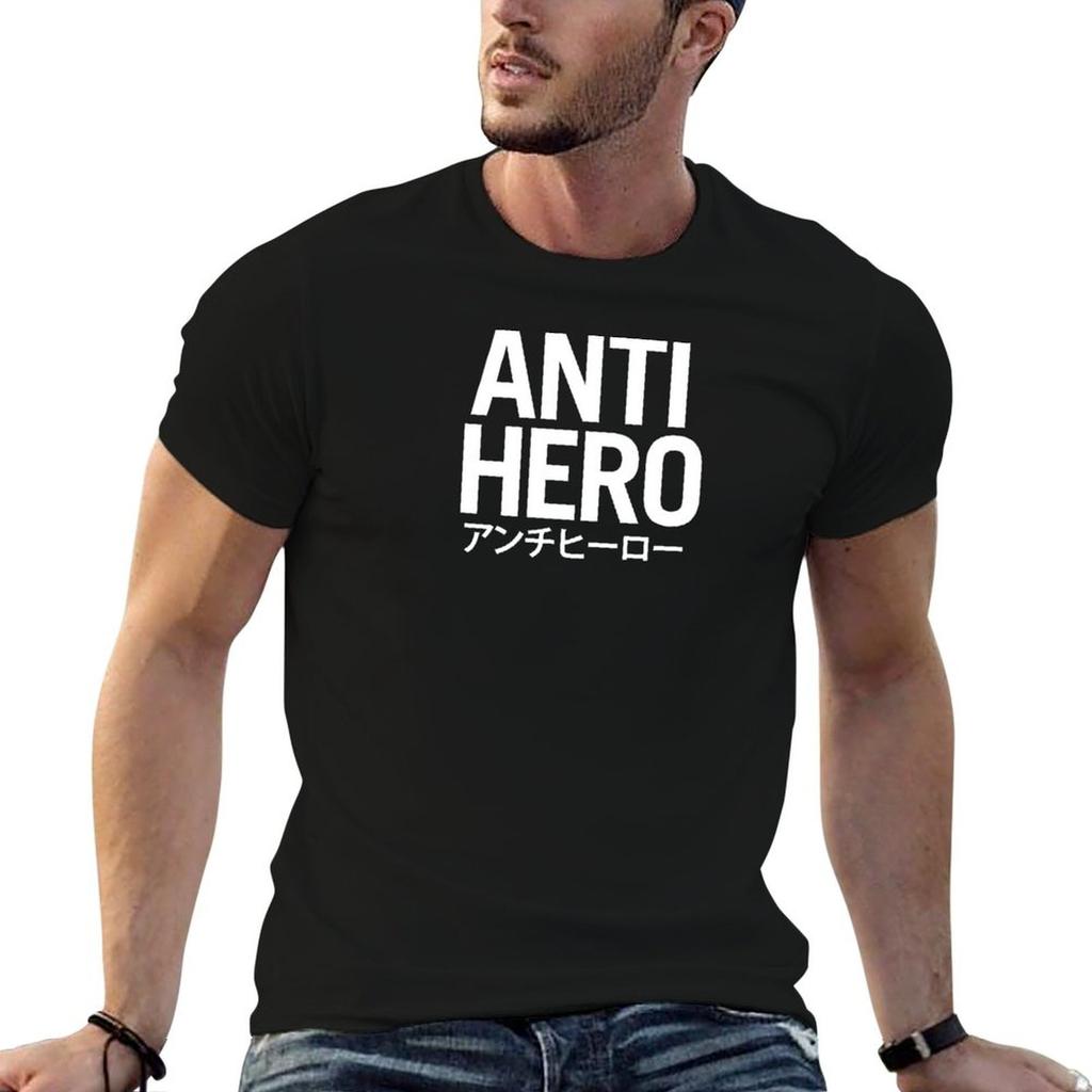 Anti-Hero T-Shirt Printed T Shirts for Man Man Graphic T Shirt Anime Tshirt T-shirt