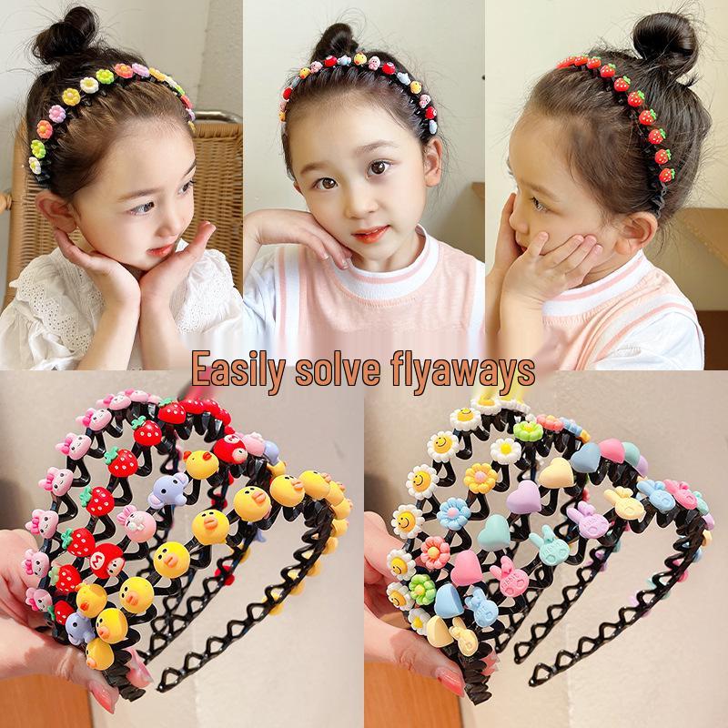 Non-slip Cute Baby Headband & Hair Clip Set for Girls