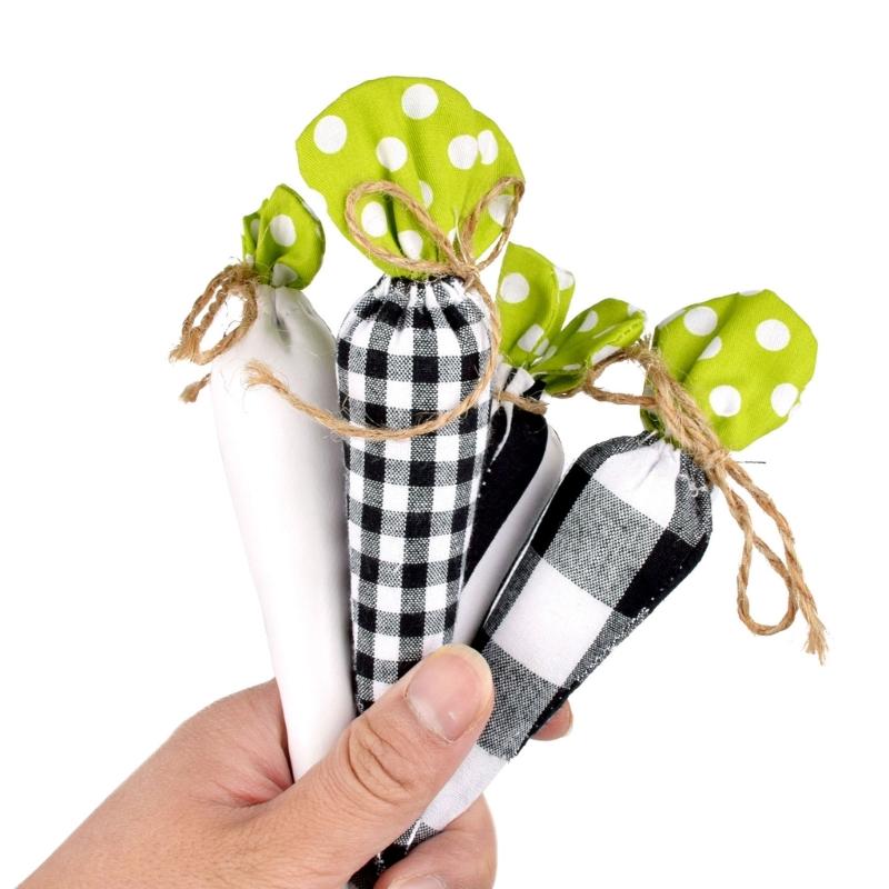 Easter Festive Fabric Carrot Ornament Enhances Holiday Easter Party Happy Easter Day Decorations
