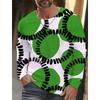 Simple Men's Sports Quick-drying Long-sleeved T-shirt 3D Printing New Sports Men's Autumn Casual Round Neck Men's Clothing Tops