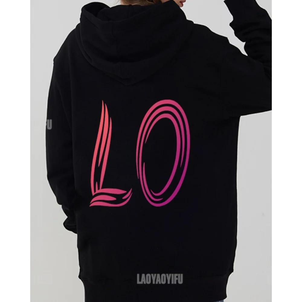 Bedruckter Liebespaar Hoodie Lover Hoodie für Damen/Herren Herbst Langarm Hoodie für Frauen Paar Matching Streetwear